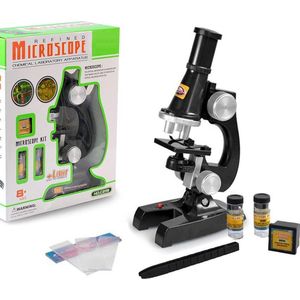 Kiddy’s Speelgoed Kindermicroscoop 100X-450X - Microscoop voor kinderen -  Laboratorium Educatief Speelgoed voor uw Kind - Kinder microscoop