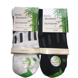 Outdoor sokken van Bamboe met vlakke teennaden 1 paar.