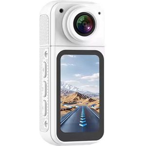TKMARS Mini Action camera - Bodycam - Recorder - HD sportcamera - Videocamera - Met Displayscherm - 1080P FullHD - 180 Graden Draaibaar - met 64G Card