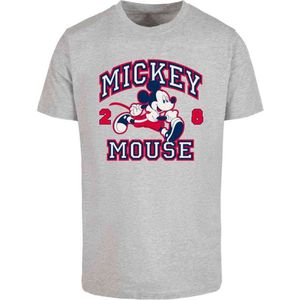 Merchcode Mickey Mouse - 28 Heren T-shirt - L - Grijs