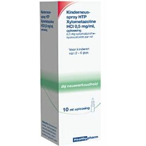 Healthypharm Kinder Neusspray XylometazolineHCL 0,5mg/ml - 2 x 10 ml