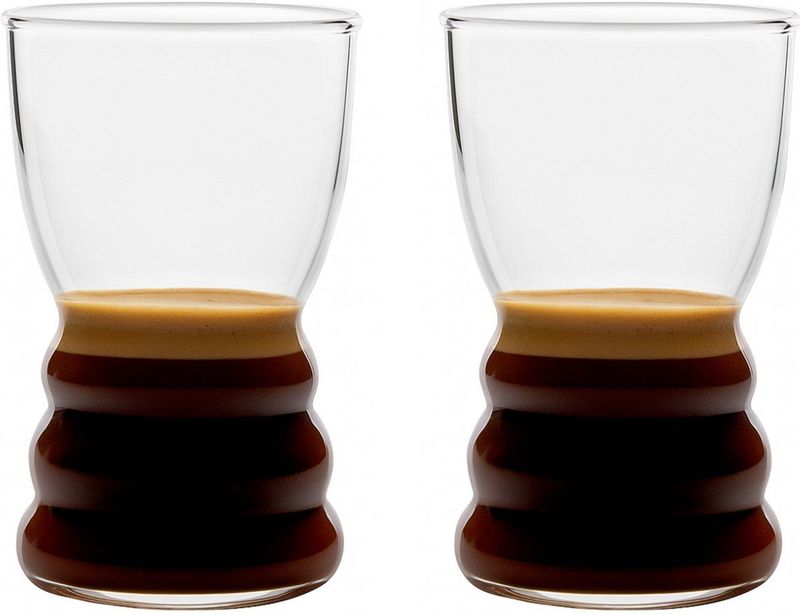 Cosy Trendy - Omagio Café Bubbel Barista - Espressoglazen - 100 ml - 2 stuks