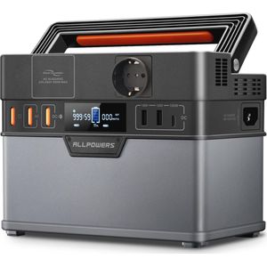 Draagbare generator 288Wh krachtstation met DC/AC-omvormer en draadloze output voor kamperen