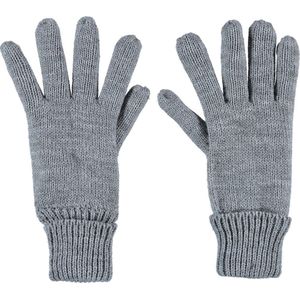 Handschoenen kinderen - Winter - Gebreid - Jongens - 5 tot 7 jaar - One size - Grijs