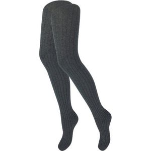 Kindermaillot - Rib - Antraciet - Maat 134/140