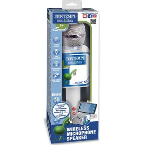 Bontempi - Luidspreker - Grijs/Zilver - Bluetooth - 8,5 x 24 x 6 cm