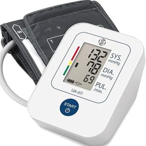 Equivera Bloeddrukmeter Bovenarm - Bloeddrukmeter Bovenarm - Bloeddrukmeter met Hartritmefunctie - Bloeddrukmeter - Blood Pressure Monitor - Bloeddrukmeter voor Thuisgebruik - Hartslagmeter - Onregelmatige Hartslag - Hartritmestoornissen Detectie