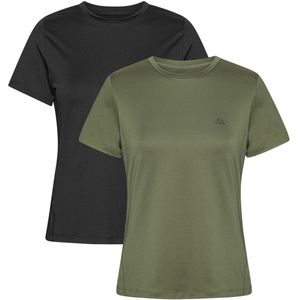 DANISH ENDURANCE - Sport T-Shirt - Zwart - Lichtgewicht - Ronde Hals - voor Vrouwen