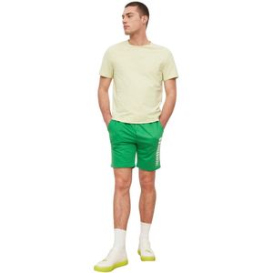 Trendyol Mint, Normale Snit, Halflange Short Met Geometrische Print Tmnss21Sr0137