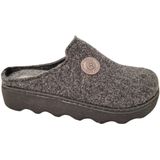 Rohde - Donker Grijze Dames Pantoffels - Open Hiel - 41