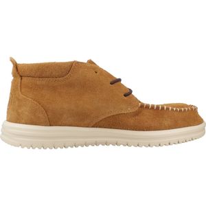 HEYDUDE - Wally NXT Mid - Heren Boots - Suede - Spice Brown/Wood Ash