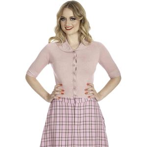 Banned - April Short Sleeve Cardigan - S - Roze