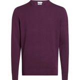 Calvin Klein heren pullover wol - Merino Crew Neck Sweater - paars - Maat: M