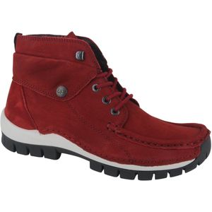 Wolky - 0472511-553 - Veterboots - Rood - Dames