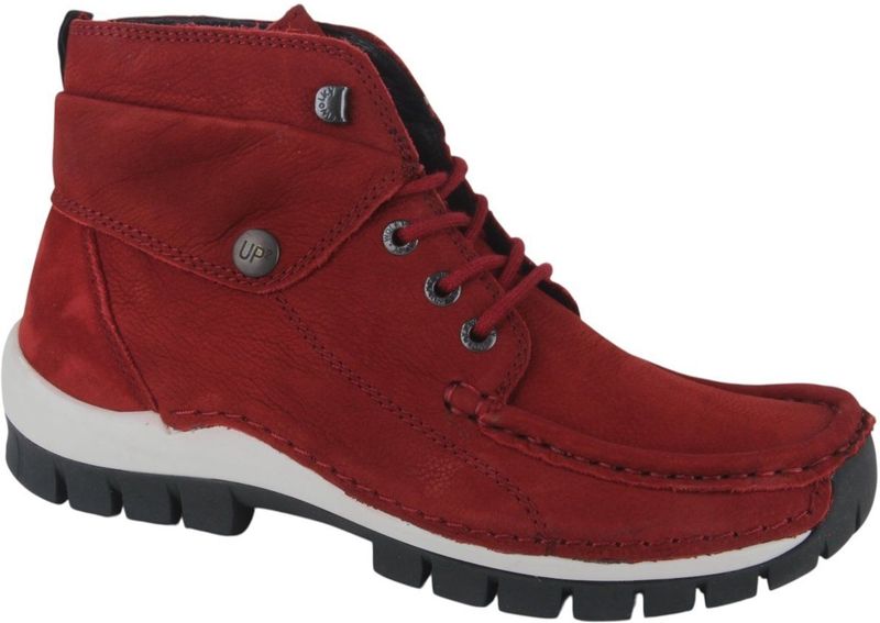 Wolky - 0472511-553 - Veterboots - Rood - Dames