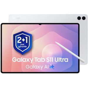 Samsung Galaxy Tab S11 Ultra - 256GB - Silver + 1 jaar extra garantie