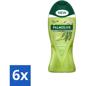 Palmolive - Natural Wellness - Douchegel - Balancing - Ontspannend & Fris - 250 ml - Voordeelverpakking - 6 stuks