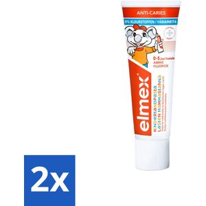 Elmex - Tandpasta - Peuter - Anti Cariës - 0% Dye - 75 ml - Voordeelverpakking - 2 stuks