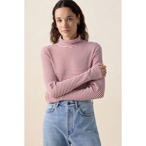 Sissy-Boy - Donkerrode - Coltrui - Gestreept - Lange Mouwen