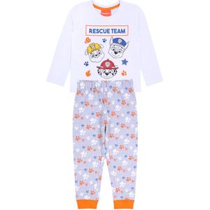 Wit-grijze jongenspyjama RESCUE TEAM met de personages van Dog Patrol