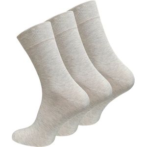 Calzini - Diabetes sokken - Zonder elastiek - Naadloos - 6 paar - Beige - 43-46
