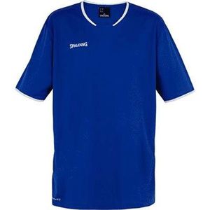Spalding Move Shooting Shirt Heren - Royal / Wit | Maat: XXL