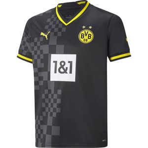 Puma Borussia Dortmund 22/23 Junior T-shirt Met Korte Mouwen Weg Zwart 7-8 Years