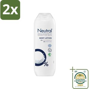 Neutral - Bodylotion - Gevoelige Huid - 0% Kleurstof & Parfum - 250 ml - Voordeelverpakking - 2 stuks - Gevoelige huid - Lichaamslotion