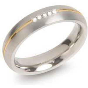 Boccia Titanium 0130.0458 Dames Ring 18.50 mm maat 58