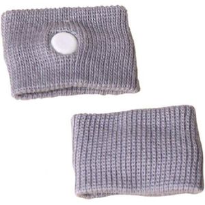 Ulanax® | Anti Wagenziek bandje - 1 paar grijs |