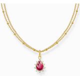 Thomas Sabo - KE2294-995 - Ketting - Gerecycled Zilver - Geel Goud Verguld - 40-45cm