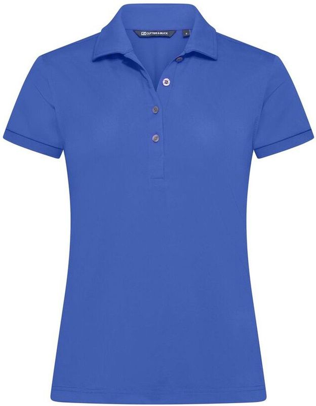 Cutter & Buck Virtue Eco Polo Solid Dames 354435 - Royal Blauw - L
