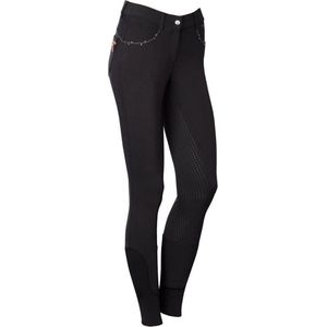 Harry's Horse Rijbroek Denici Cavalli Full Grip Kids Zwart/Rose Goud - 152