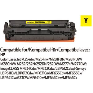 INKFIND 203AU (CF542A) / 201A (CF402A) Geel tonercartridge compatibel met HP 203A (CF542A) Geel en Canon Toner 054 Geel en HP 201A (CF402A) Geel en Canon Cartridge 045 Geel - 1-pack Geel