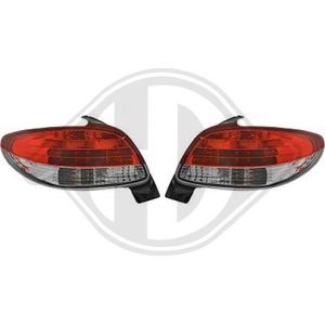 Peugeot - Diederichs 4225995 - Set Achterlichten - Wit/Rood - LED