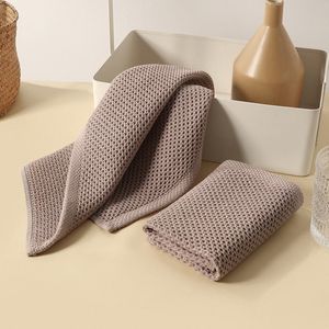 Handdoek-Deluxe Washandjes-Handdoeken Set-Katoen-Hotelkwaliteit-Set van 6 katoenen keukendoeken -Servetten- Met haak-33x33 cm