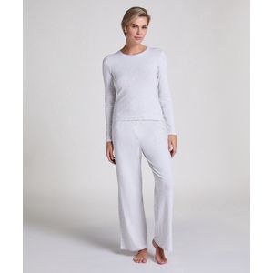 Hunkemöller - Pyjamatop Pointelle - Grijs - Pyjama's