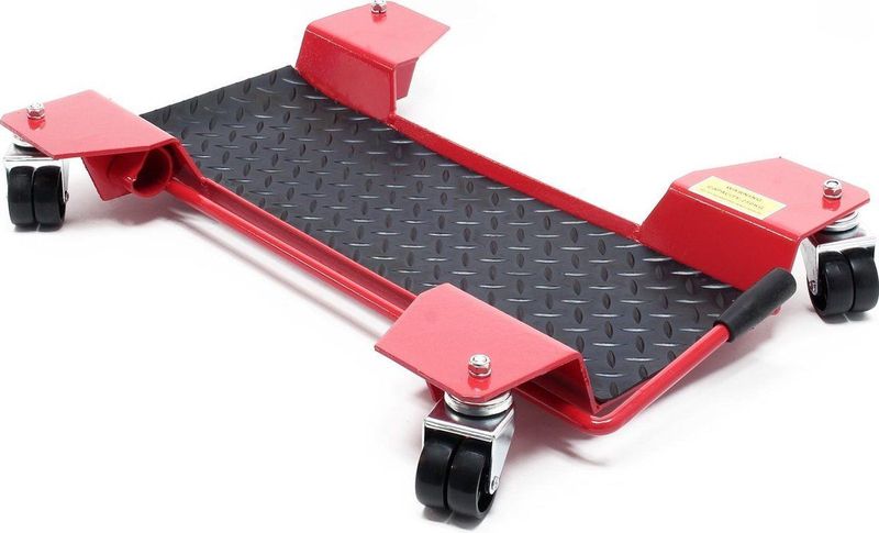 Motor dolly park-and-move standgarage