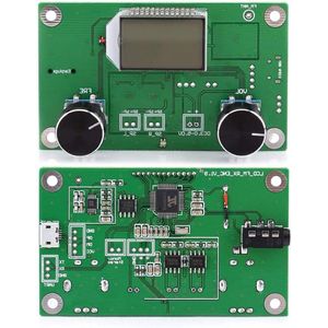 Allecto Plus - FM-ontvanger voor DHZ digitale stereo FM-radio-ontvangermodule met LCD-display, 87-108 MHz, seriële interfacebediening.