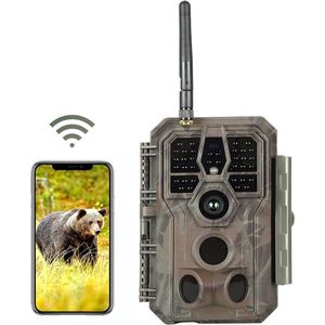 Lexium Wildcamera voor Buiten - Wildcamera met Nachtzicht - WiFi - Hoge Resolutie - Waterdicht - Wild Camera - Premium