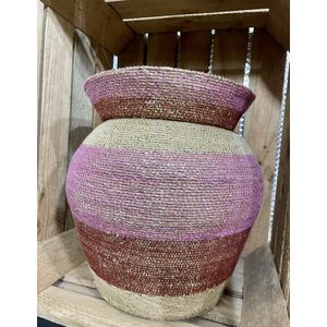 Jute opbergmand | Pot | Opberger | Bloempot | Plantenpot | Woonaccessoires | Woonaccessoire | Speelgoedmand | Speelgoedopberger | Kinderkamer | Slaapkamer | Woonkamer | Decoratie | Deco | Decoratief | Inrichting | Handgemaakt | Huis | Kind | Kamer