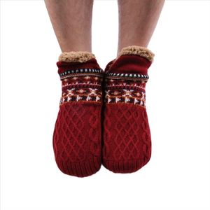 Antislip warme wintersokken - S - maat 35-39 - 24 cm - Verdikt en warm - Herfst- en winterslaapsokken - Losse sokken - Warme sokken voor thuis - Sneeuwsokken - Slaapsokken - Herfst- en winterbenodigdheden - Geschikt voor mannen en vrouwen