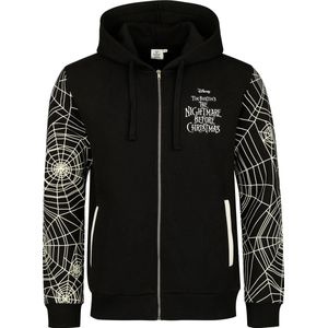 The Nightmare Before Christmas Jack Skellingtion - Faces Heren Vest met capuchon - zwart/wit - S