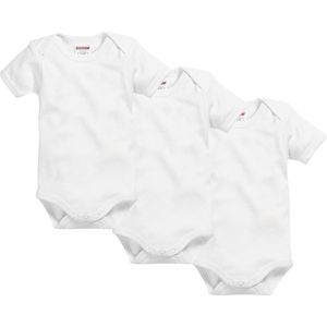 Schnizler - Unisex Baby Body - Wit - 50/56 cm