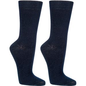 Wollen werksokken | comfortabele en stijlvolle kantoorsokken | Kleur: Zwart | Diverse maten | 6 paar