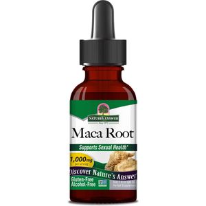 Maca Root Extract | Peruaanse Ginseng | Hoge kwaliteit en hooggedoseerd | Vloeibaar | Nature's Answer