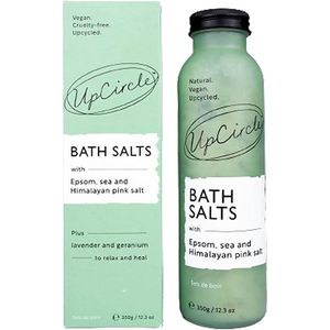 Upcircle BadZout | Epsom- Zee en Himalayan Zout 350g | Pure Zuiverende Ontspanning