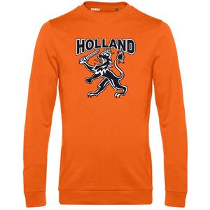 Sweater Holland leeuw | oranje shirt sweater | Koningsdag kleding | Oranje | maat M