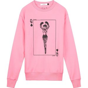 Collect The Label - Hippe Trui - Boxing Queen Sweater - Roze - Unisex - XXS