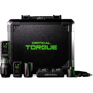CRITICAL TORQUE PEN MACHINE 3.5 MM FULL SET Tattoo Machine met oplaader set